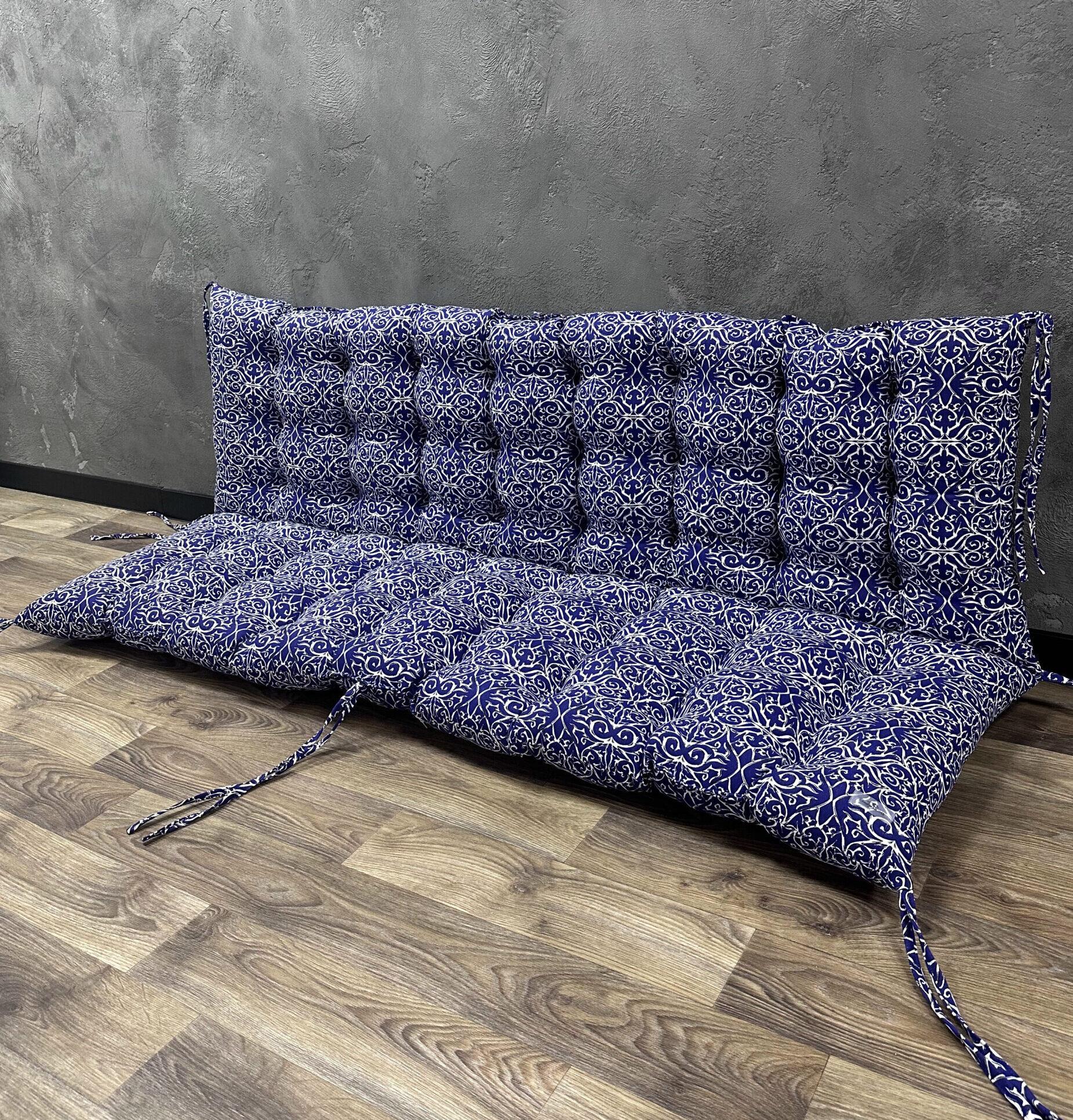 Подушка Comfort Home Curly на поддоны/качели/каркасы/садовая мебель 100х50х50 см