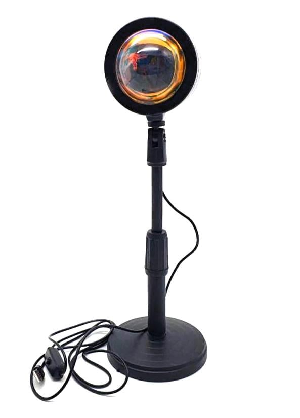 Светильник Sunset Lamp проекционный RGB эффект заката с пультом на штативе Светильник Sunset Lamp проекционный RGB эффект заката с пультом на штативе