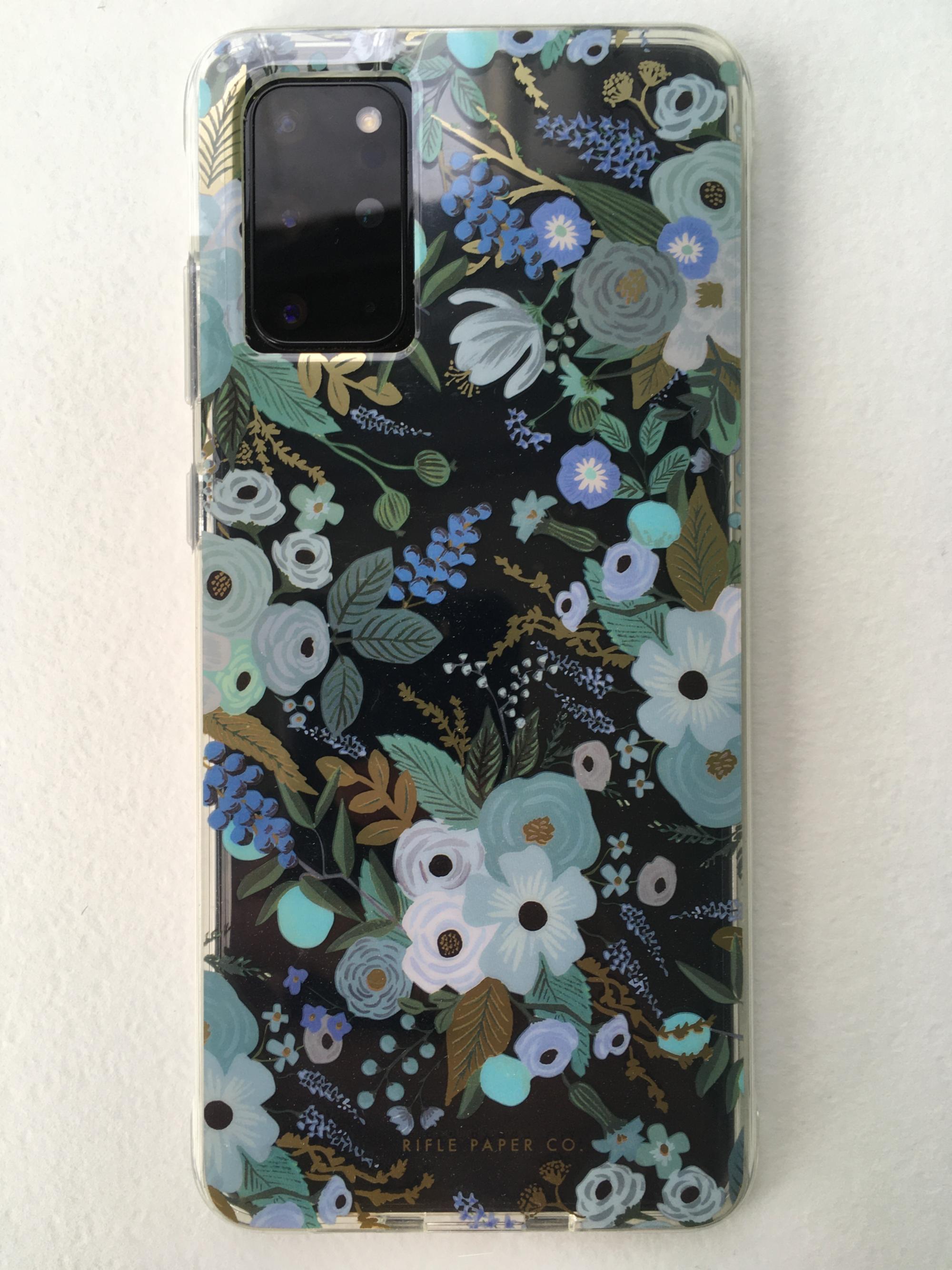 Противоударный чехол Case-Mate Rifle Paper Co Ultra Hybrid для Samsung Galaxy S20 Plus (6.7") Blue Flowers