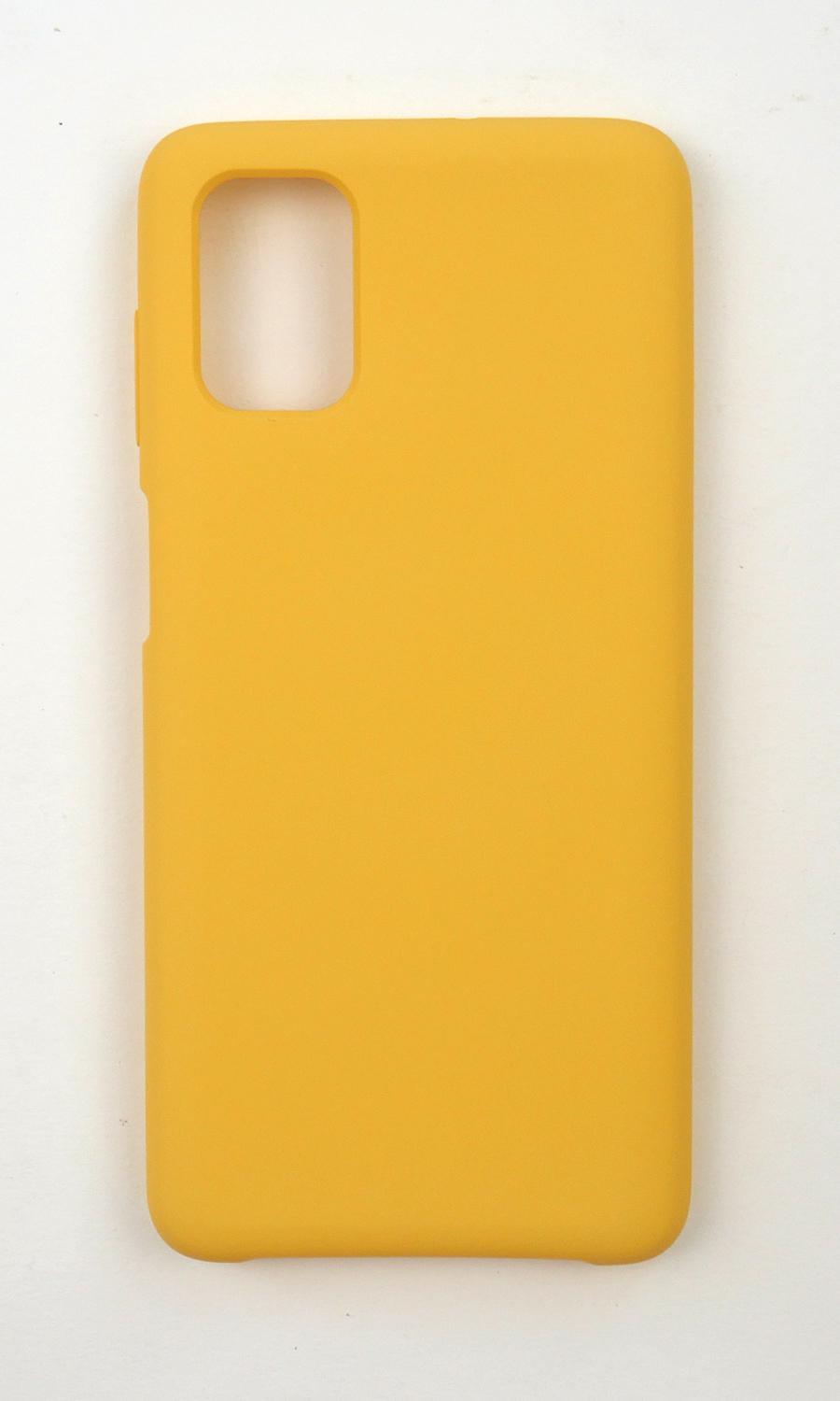 Чехол Jelly Silicone Case Samsung M51 Yellow (4)