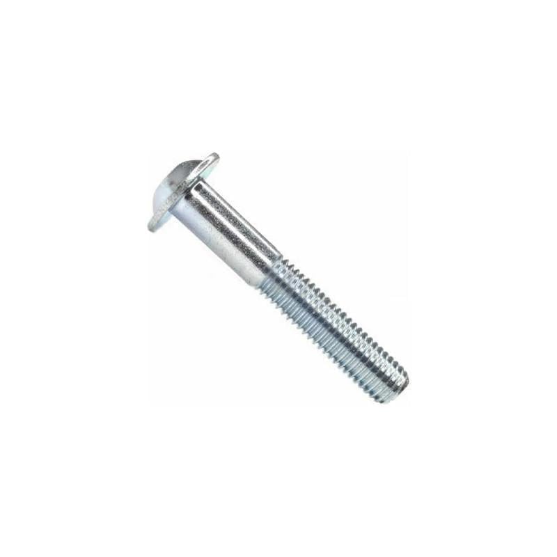 Винт с буртиком Metalvis DIN967 М4х60 4.6 белый цинк частичная резьба шаг 0,7 полукруглая головка PZ2 50 шт. (502020000502406020)