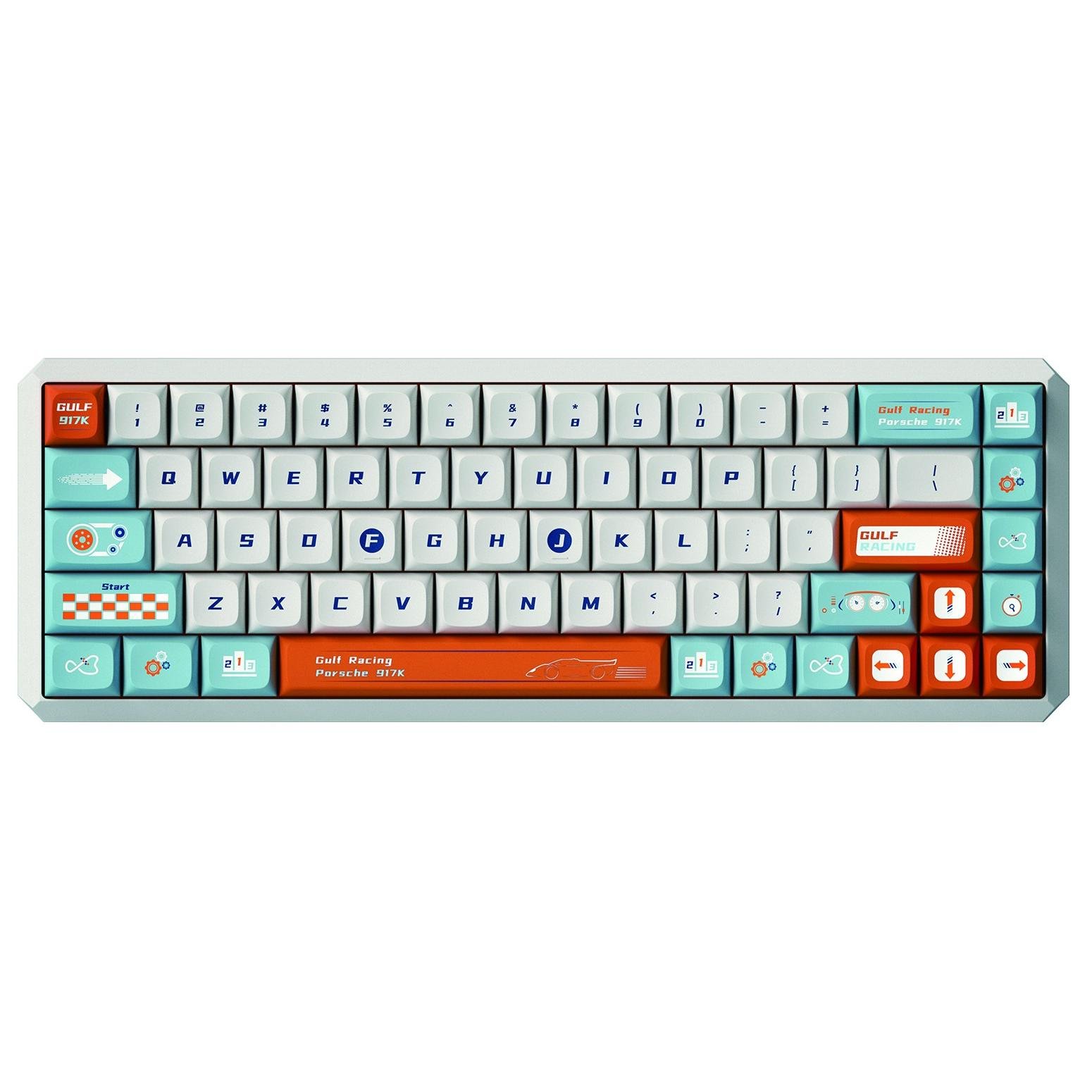 Клавиатура Motospeed Darmoshark K5 Gateron Yellow Pro Custom RGB 2,4 ГГц USB Beige (dmk5cgypro)