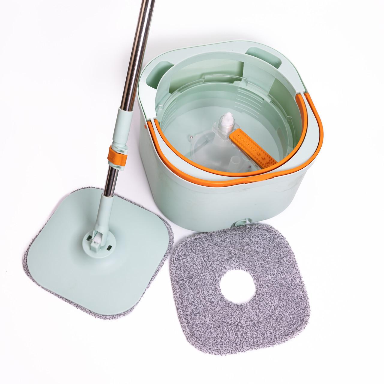 Набор для уборки швабра с отжимом и ведром HP-35015-46 Зеленый (A-035272) - фото 10