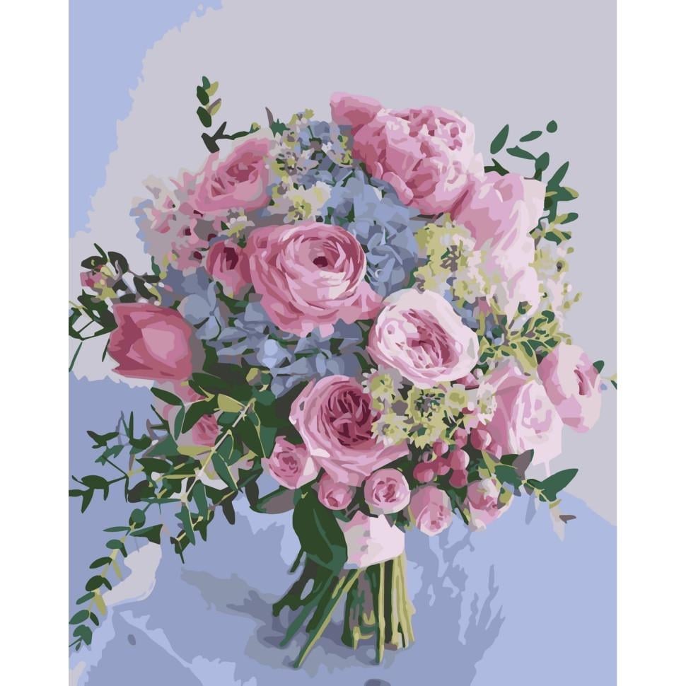 Картина за номерами ART CRAFT 13085-AC Романтичний букет 40x50 см (RLT45736)