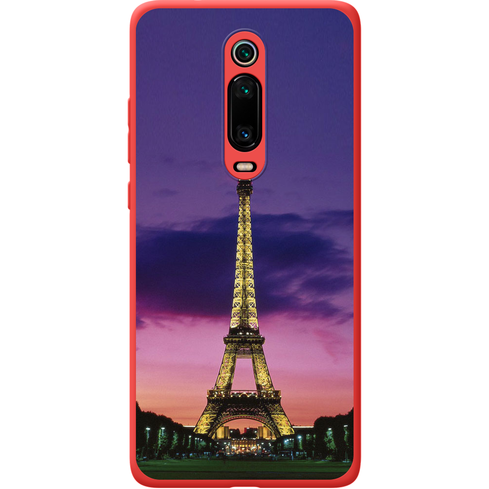Чехол BoxFace Xiaomi Mi 9T / Mi 9T Pro Полночь в Париже Красный силикон (37376-up964-43048)