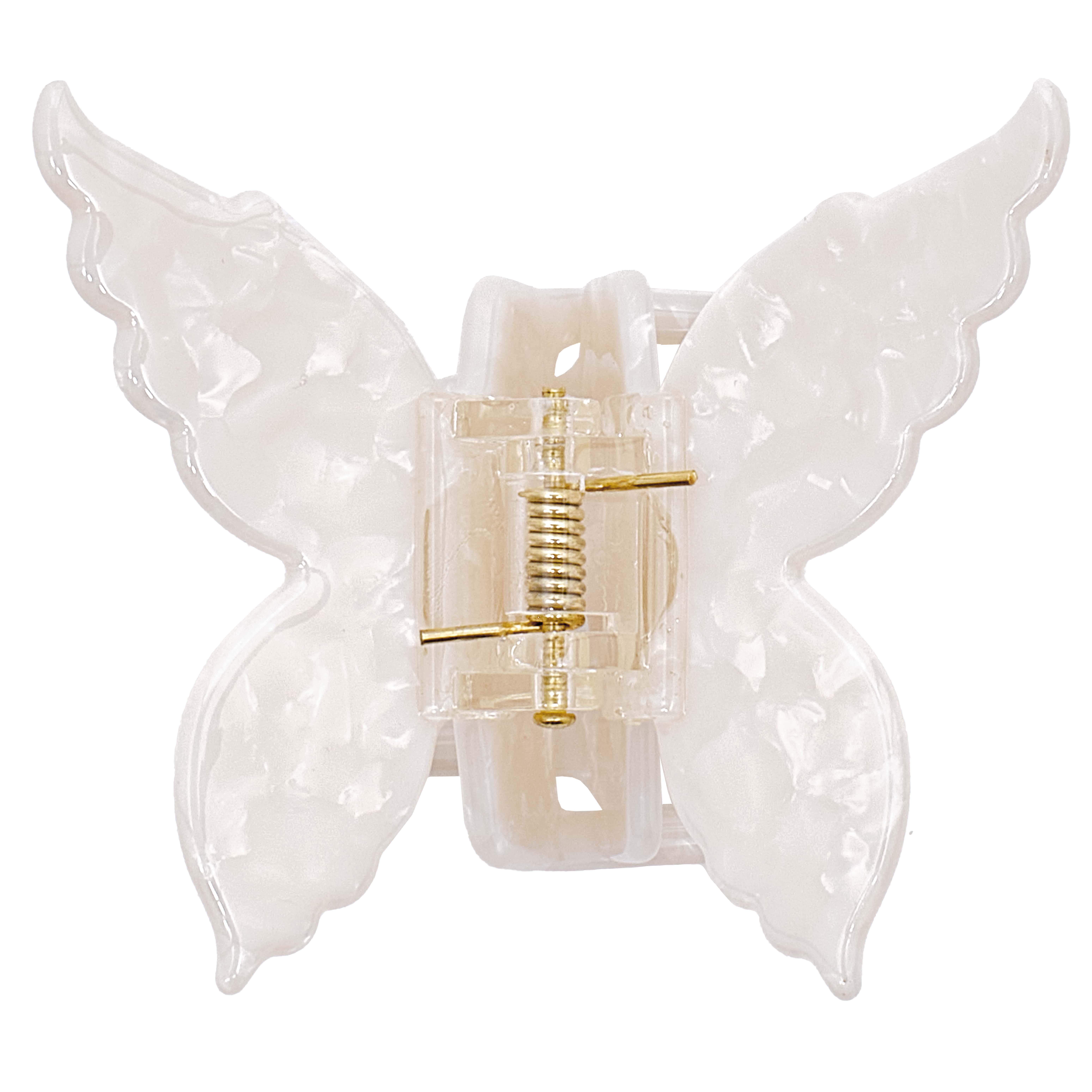 Краб-бабочка My Heart Barrette Clip Лунная жемчужина Перламутровая