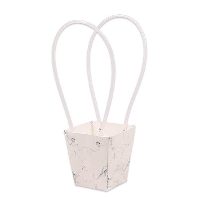 Набір паперових сумочок для квітів 39220 10 шт. Білий мармур (DR015477) Набір паперових сумочок для квітів 39220 10 шт. Білий мармур (DR015477)