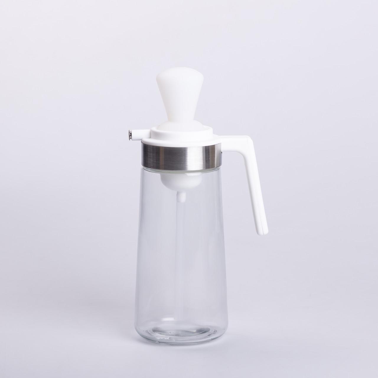 Бутылка для масла с дозатором стеклянная для оливкового и подсолнечного 550 мл (6794)