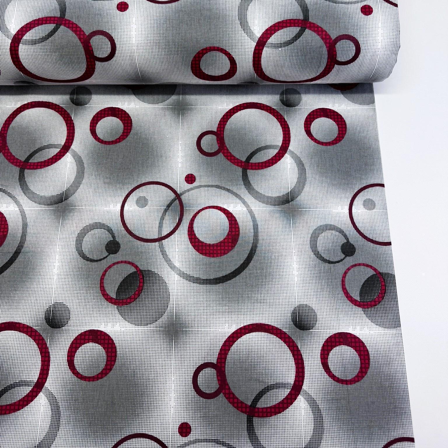 Ткань для постельного белья ранфорс круг 240 см Серый (G-6701/5 03132)