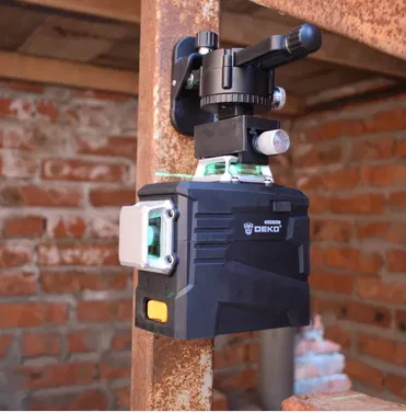 Лазерний рівень нівелір DEKO 3D 12 ліній/штатив 1,02 м промінь Бірюзовий (718531) - фото 6