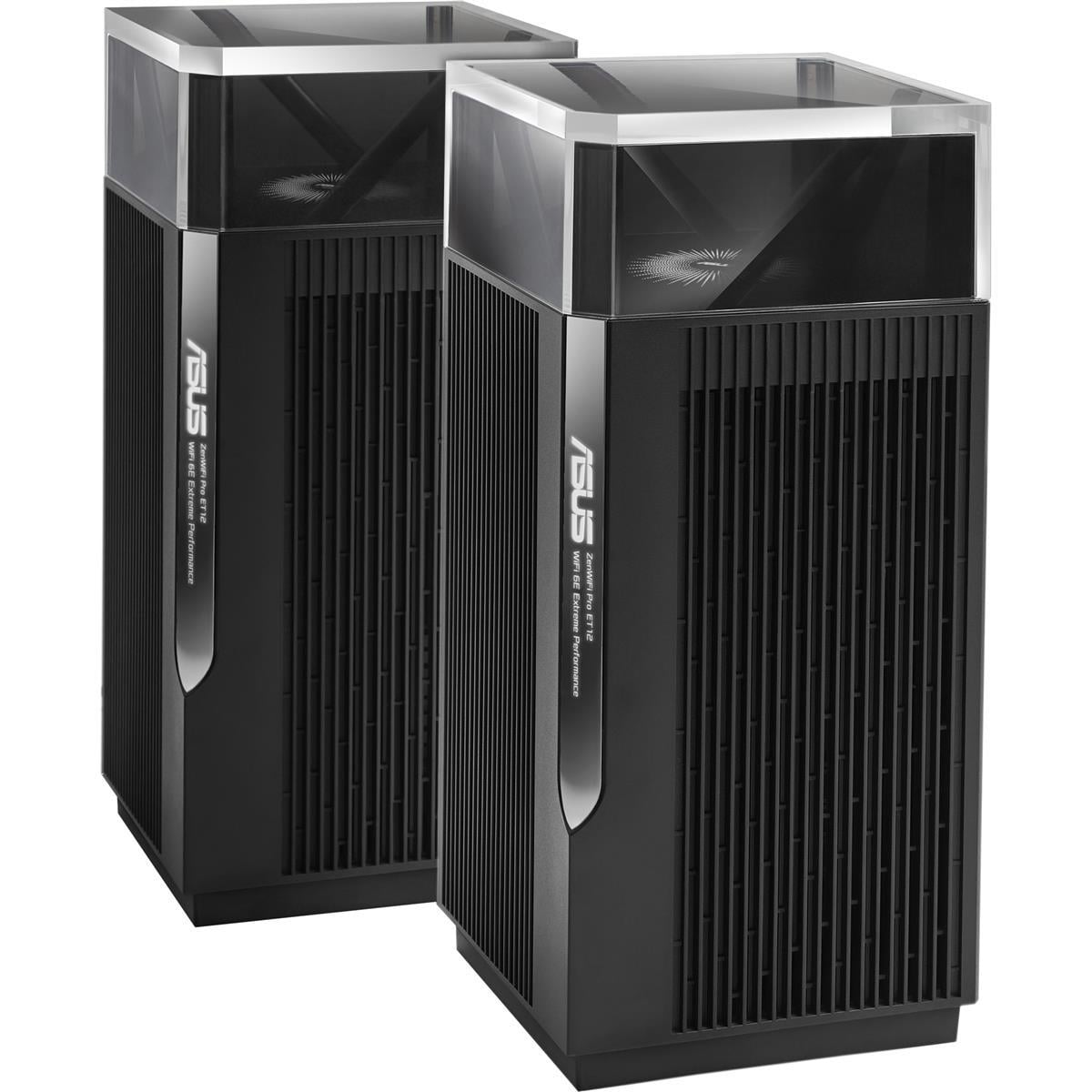 Wi-Fi Mesh-система Asus ZenWiFi Pro ET12 2pk Wi-Fi 6E AXE11000 Black (90IG05Z0-MO3A20)