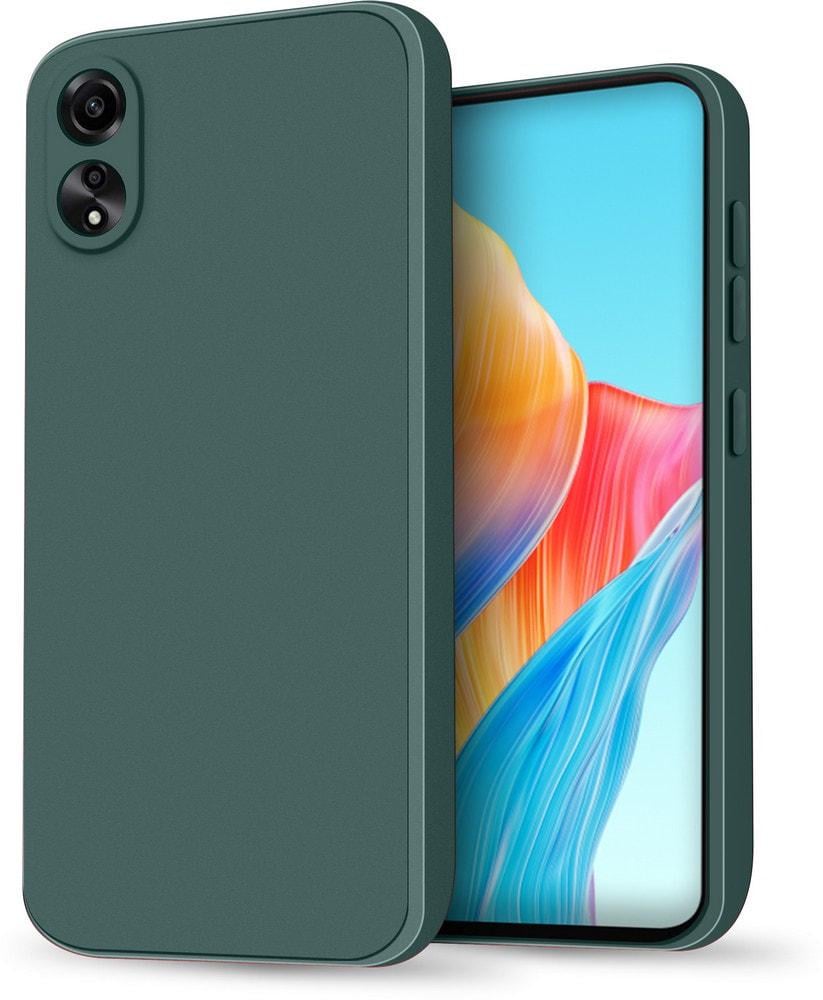 Силиконовый чехол HardCorner OPPO A78 (с микрофиброй) Green (35400-08) Силиконовый чехол HardCorner OPPO A78 (с микрофиброй) Green (35400-08)
