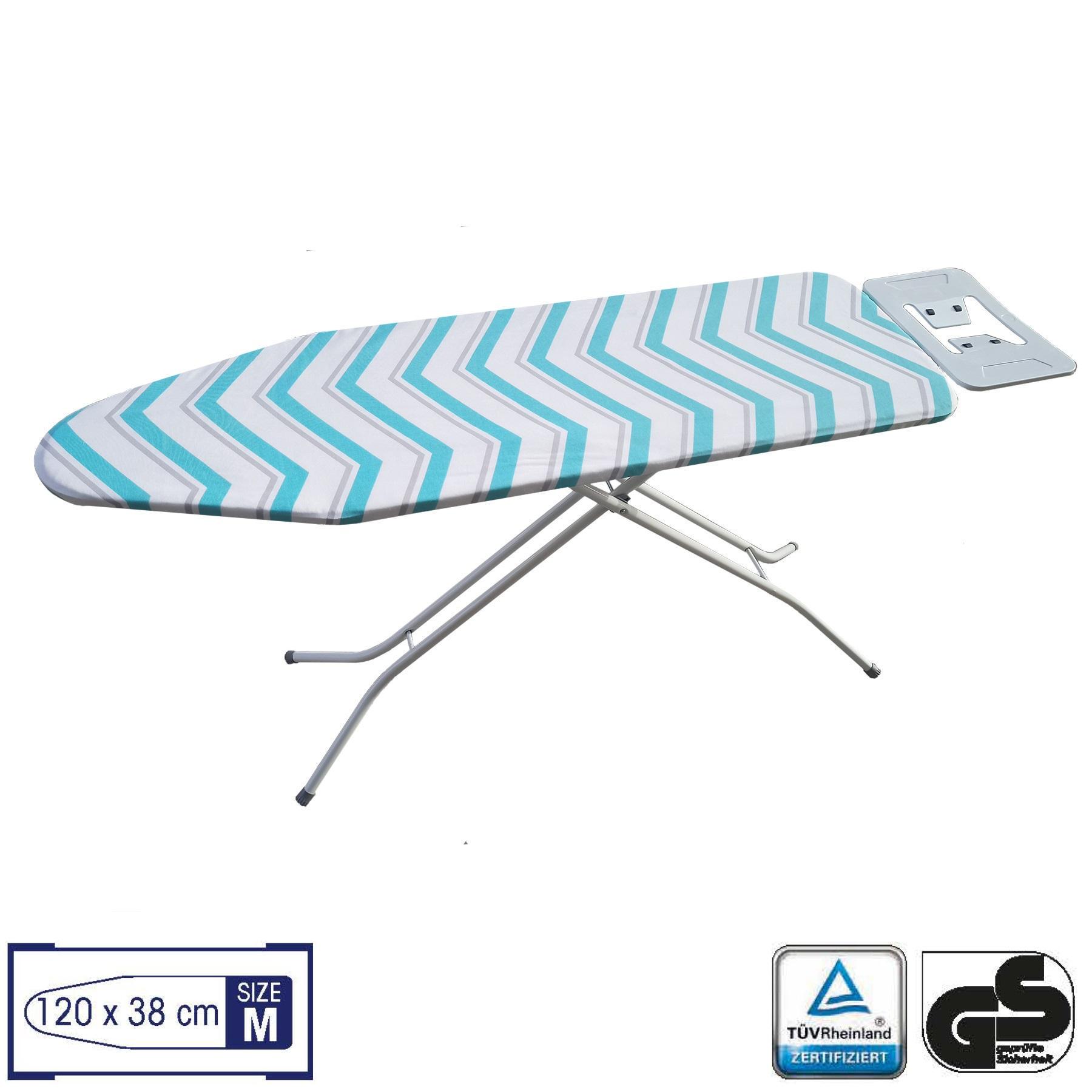 Гладильная доска Casa Si Superstandard Basic 120x38 см White/Green Zigzags (CS95150E166) - фото 3