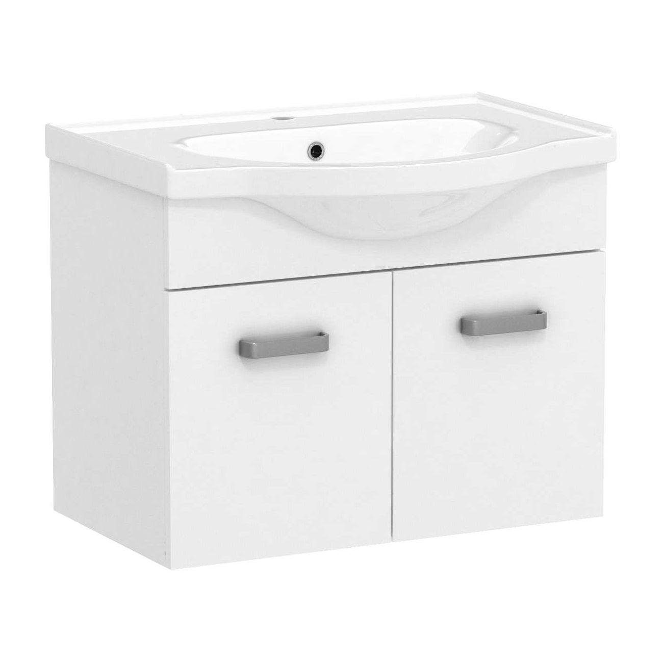 Тумба с умывальником подвесная RJ BUTTERFLY RJ74650 62x55x32,5 см Белый (116072)