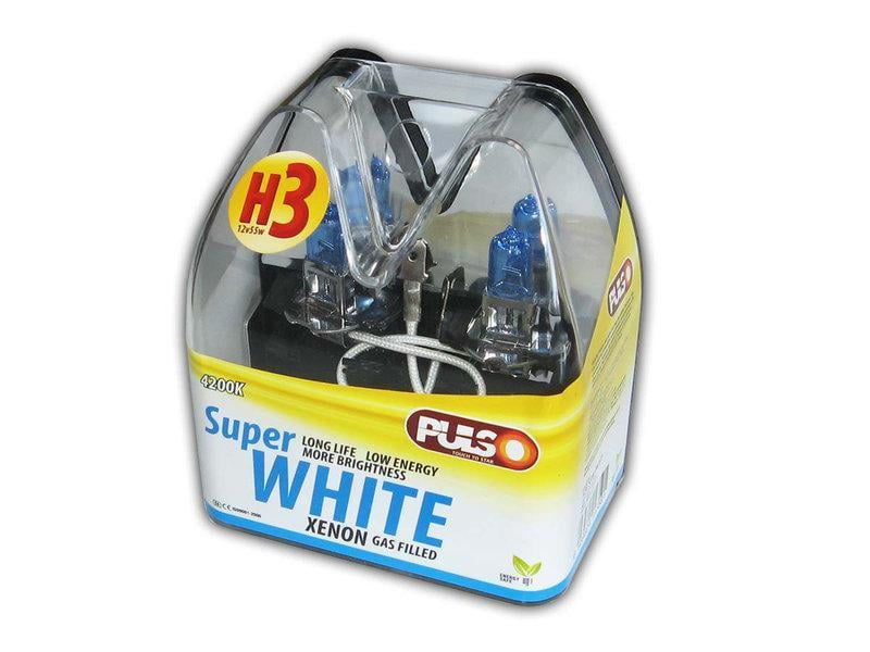 Лампы галогенные PULSO H1/P14.5S 12 V 55 W White (00000003514)