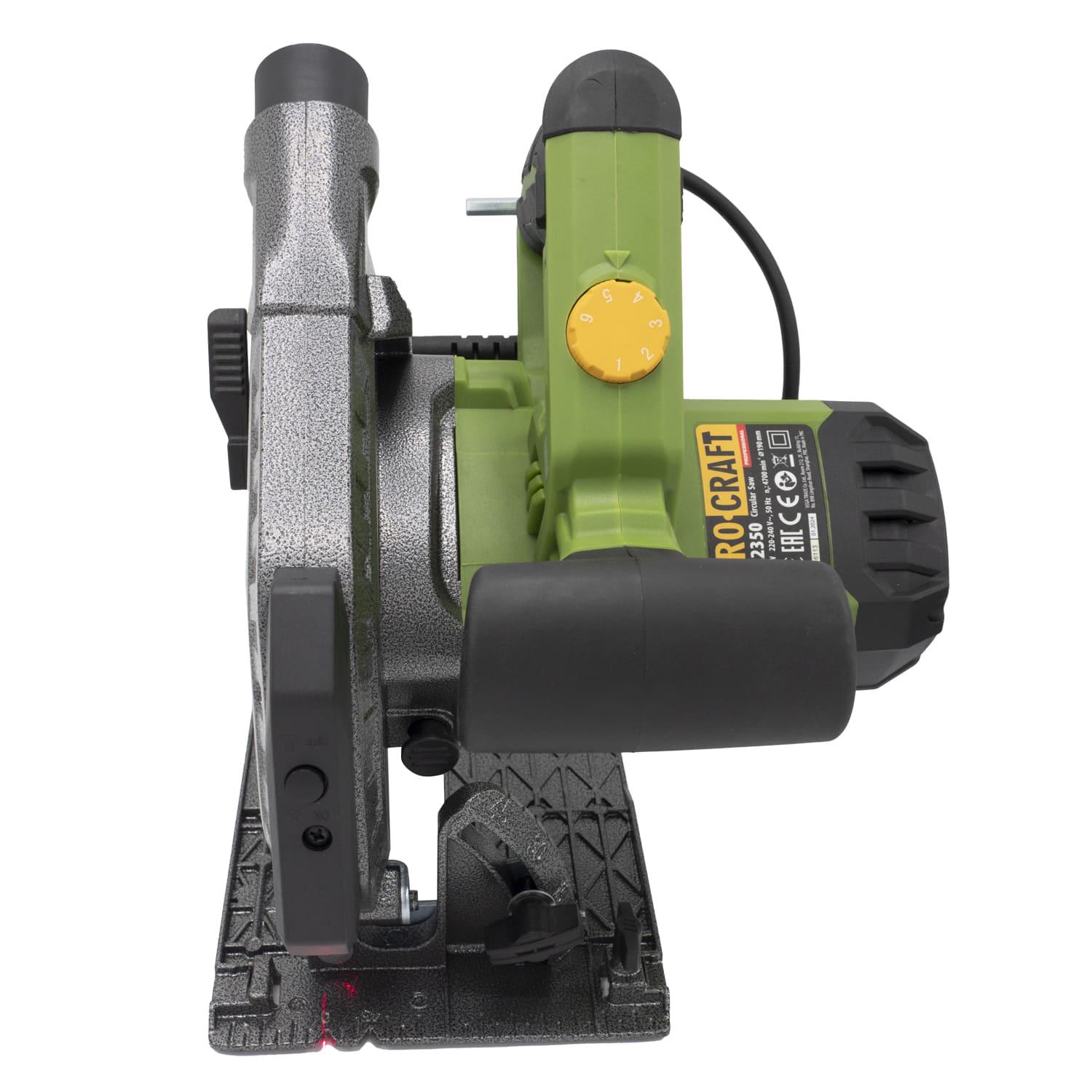 Циркулярна пила Procraft KR190/2350 (002350) - фото 14 Циркулярна пила Procraft KR190/2350 (002350) - фото 14