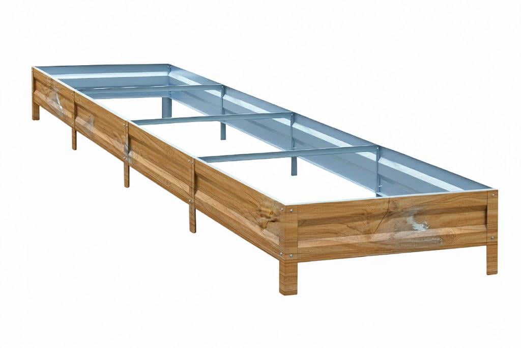 Грядка оцинкованная SIMBUD 0,65 мм 4х0,8 м Gold Multii