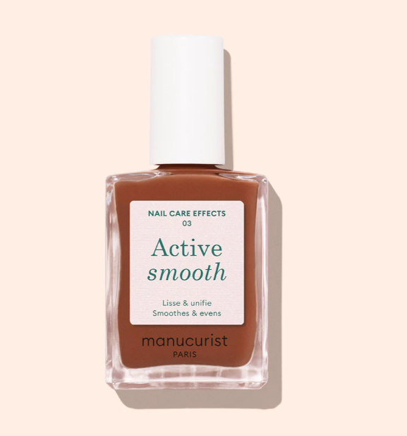 Лак для ногтей лечебный Manucurist ACTIVE SMOOTH 03 с эффектом CC-полировки 15 мл