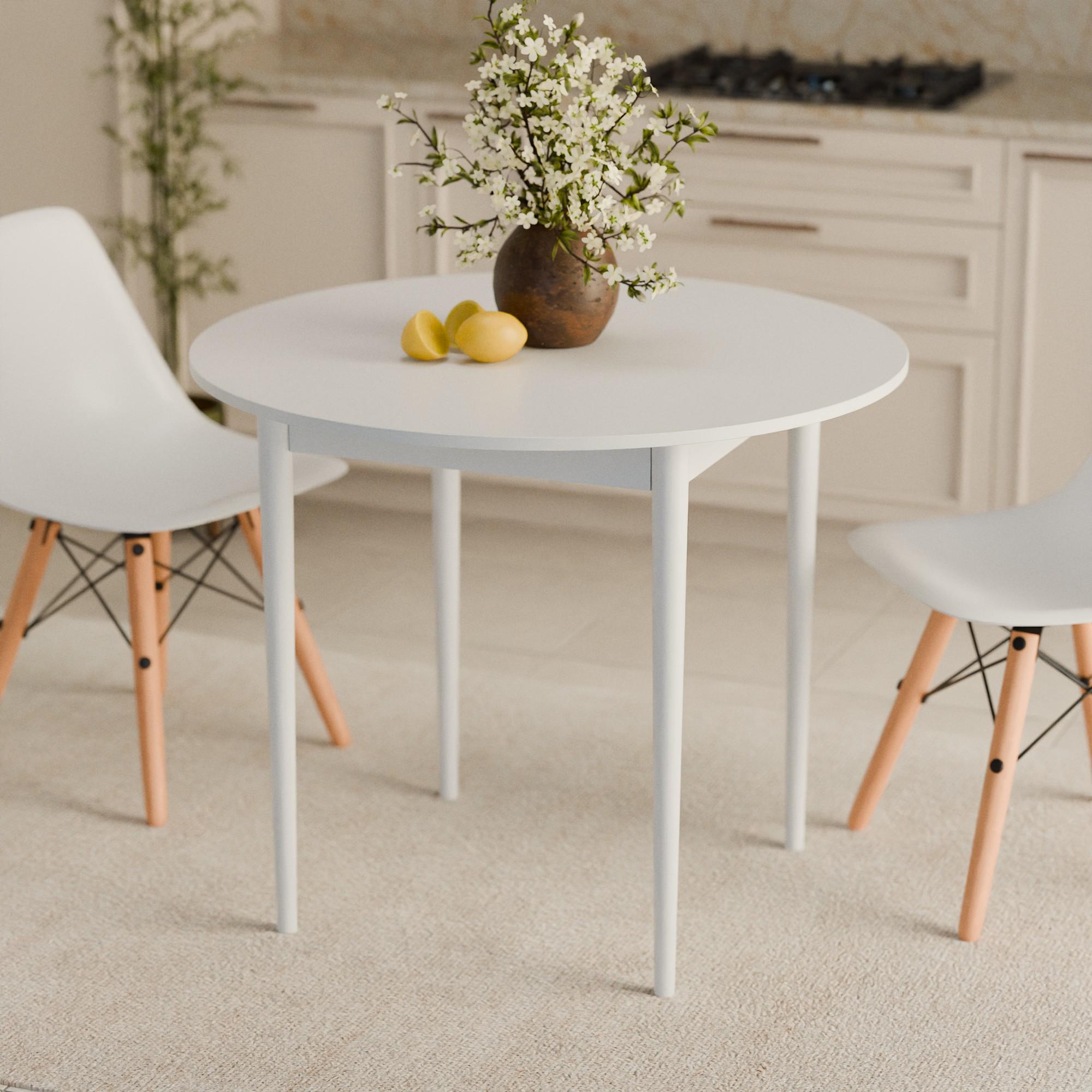 Круглый стол Неман ДЕРИЛ Белый (558975) - фото 2 Круглый стол Неман ДЕРИЛ Белый (558975) - фото 2