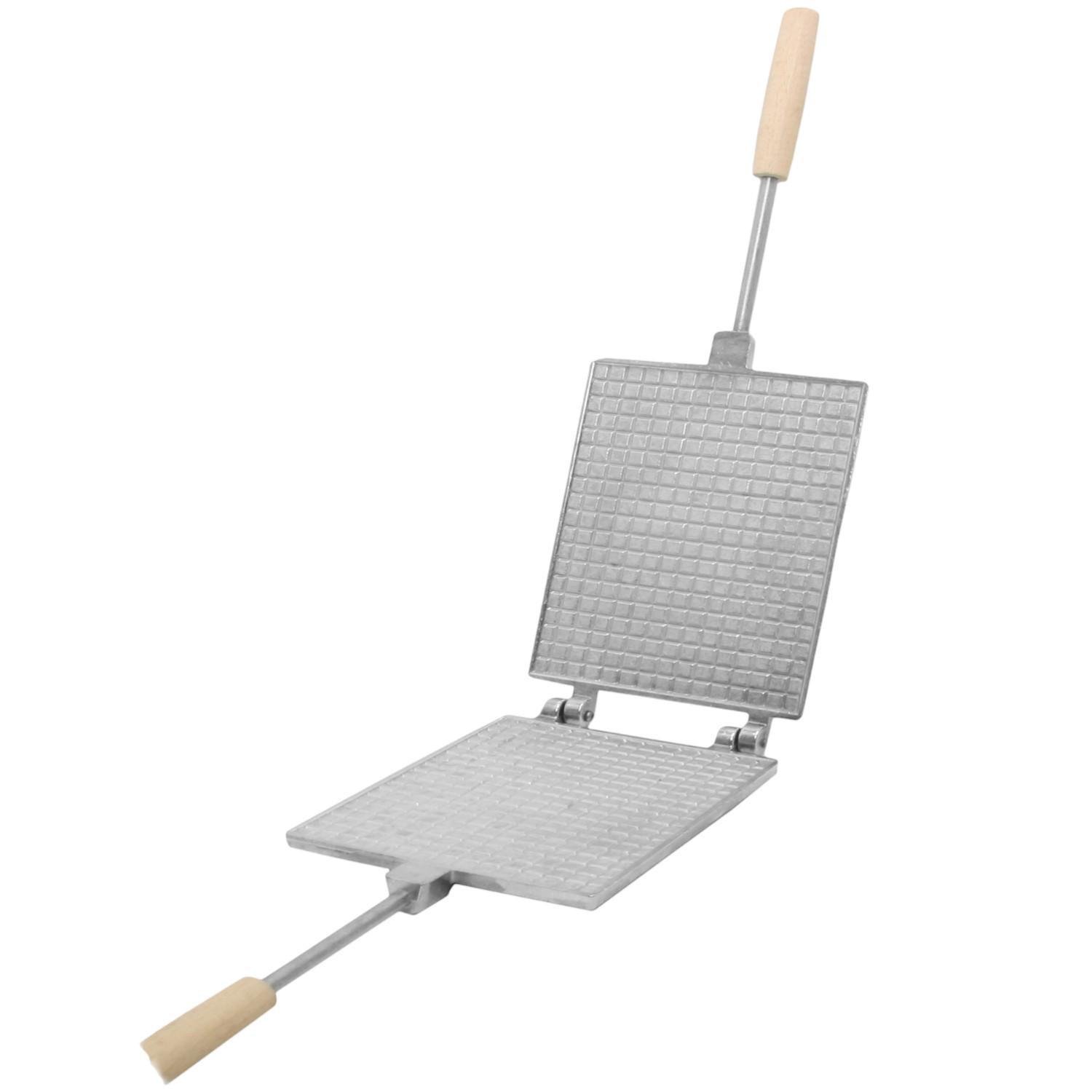 Вафельница прямоугольная алюминевая для вафельных трубочек (20061)