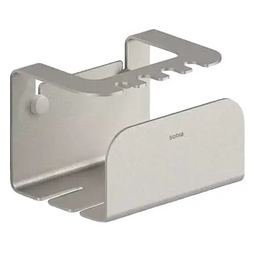 Держатель для зубных щеток Sonia Quick Aluminium Steel (185559)