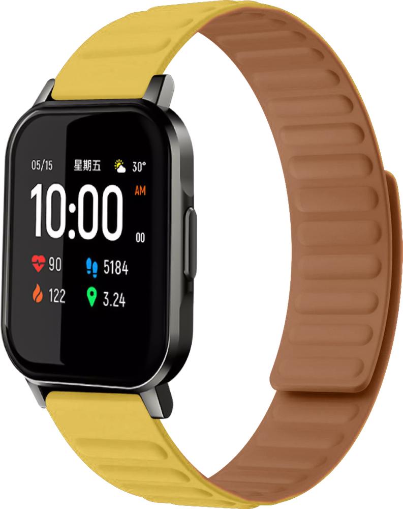 Ремешок Magneter для Haylou Smart Watch 2 (LS02) Yellow (26630-0A)