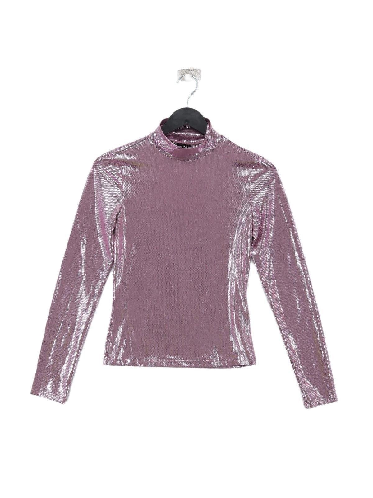 Топ с длинным рукавом S Лавандовый (3001161wer)