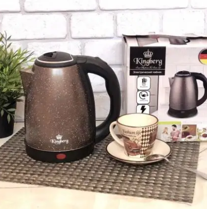 Електрочайник Kingberg KB-2040 1800 Вт 2 л Коричневий мармур (KKB-24-Brown) - фото 6 Електрочайник Kingberg KB-2040 1800 Вт 2 л Коричневий мармур (KKB-24-Brown) - фото 6