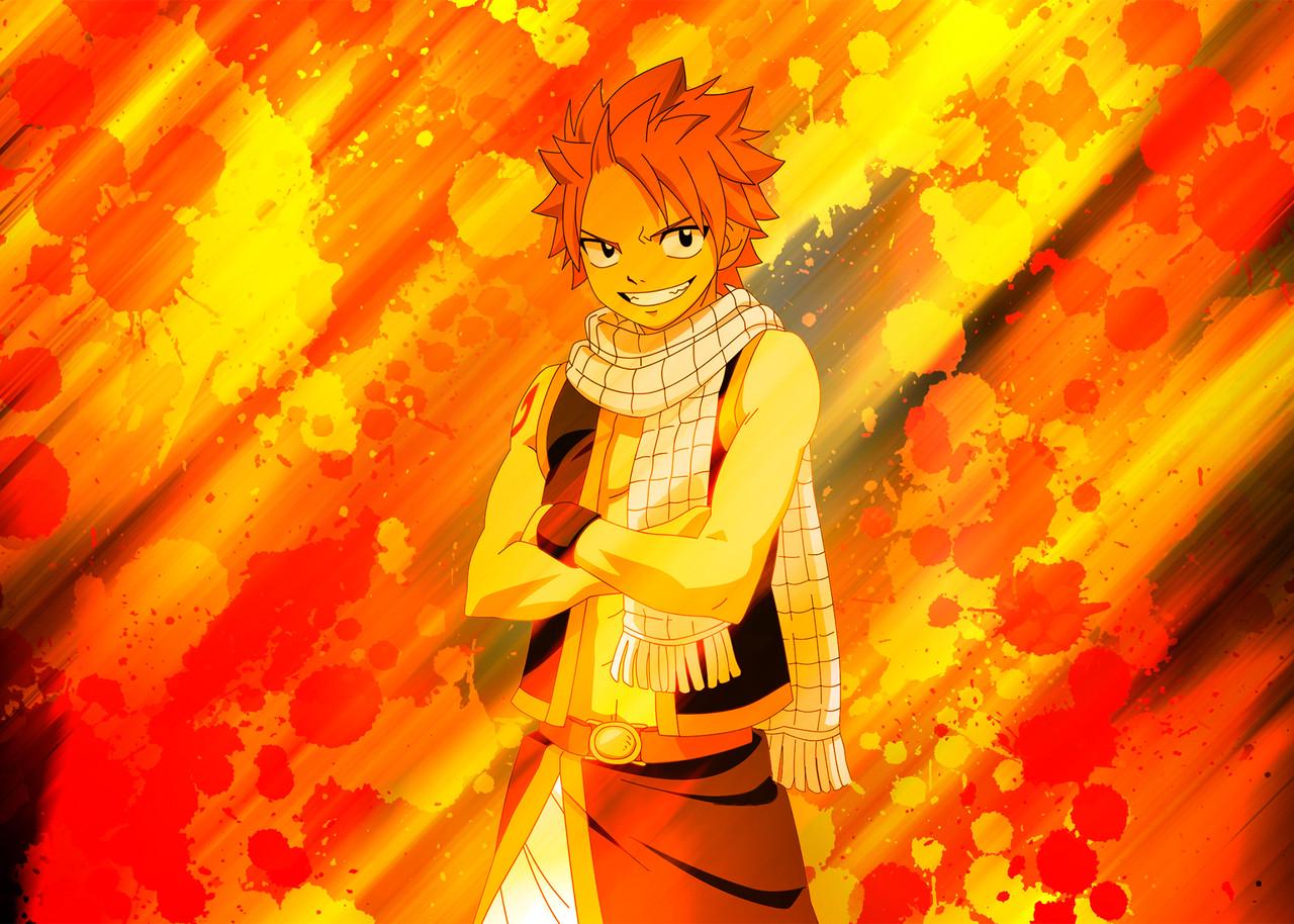 Картина GeekLand Хвост феи Фейри Тейл Нацу улыбается (FT 09.086)