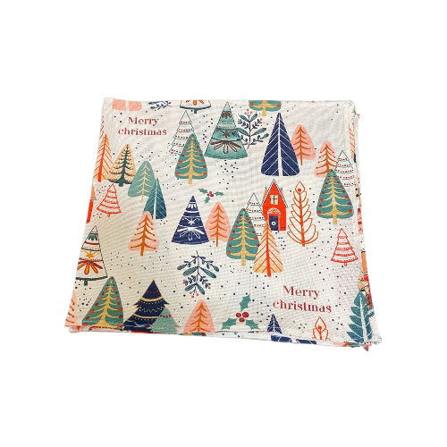 Набор новогодних салфеток Огоньки елки текстильные (13102013)
