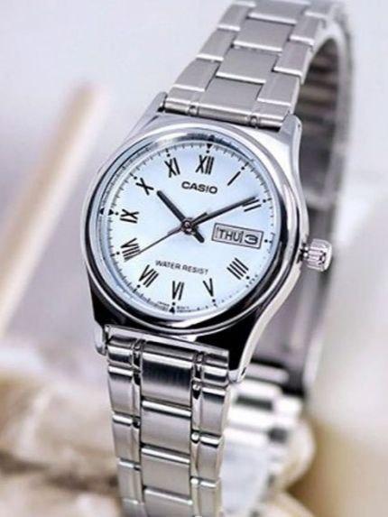 Наручний годинник жіночий Casio LTP-V006D-2B Timeless Collection Lady Timeless Collection Блакитний (2917342664)