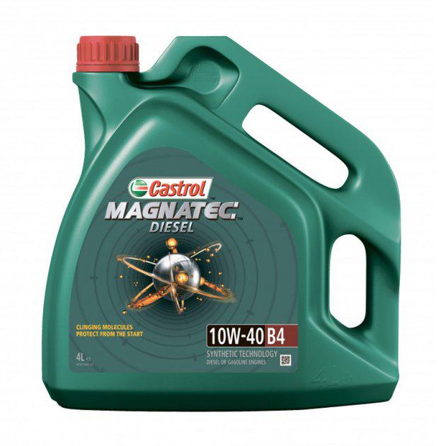 Масло Diesel Castrol Magnatec 10W-40 полусинтетическое 4 л