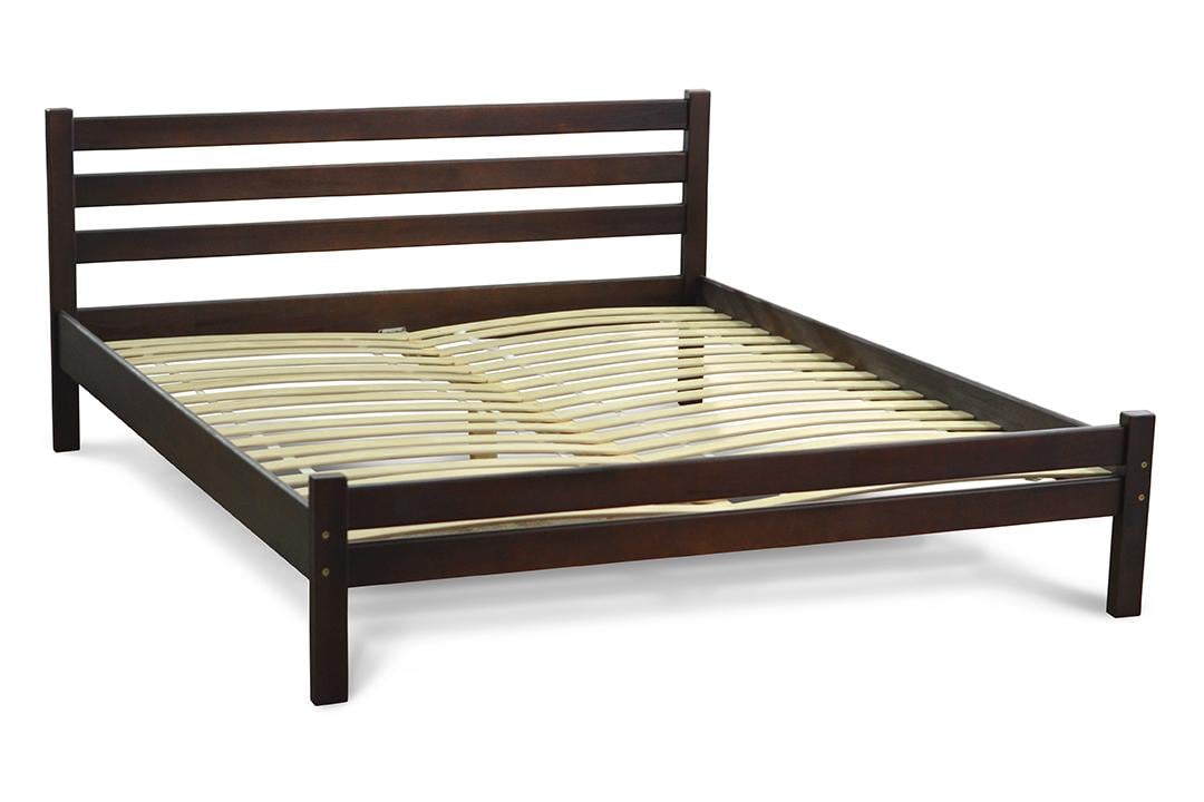 Ліжко дерев'яне Престиж Еко 160х200 см Горіх темний - фото 2