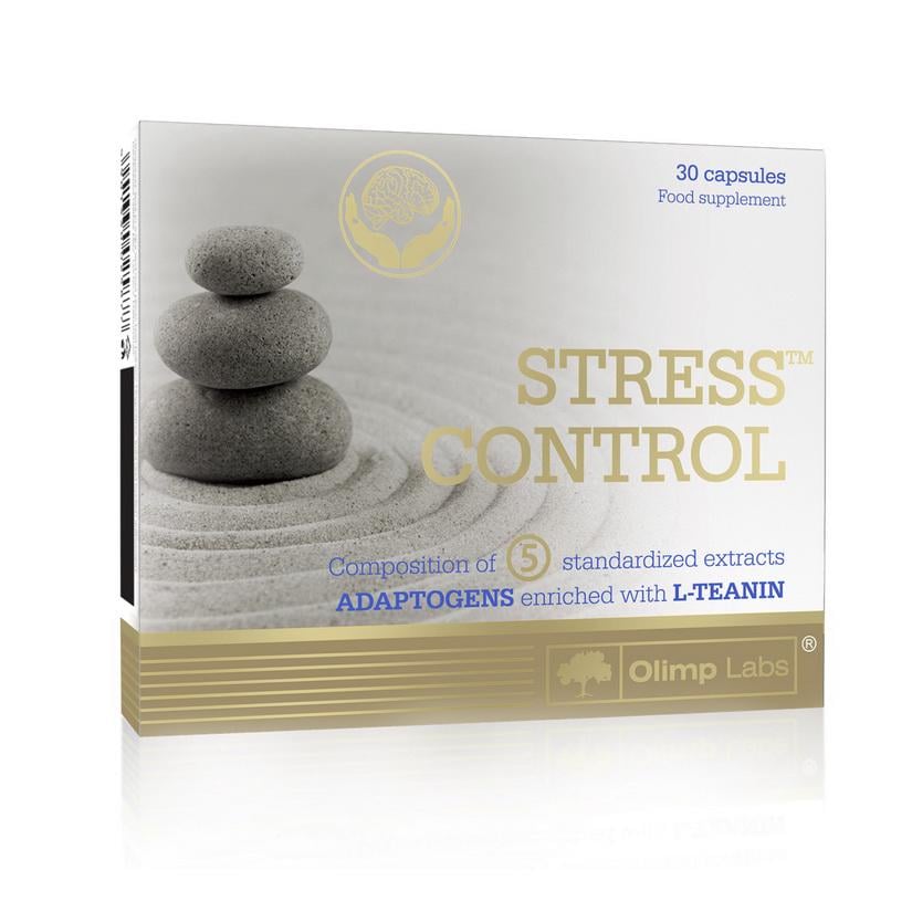 Комплекс от стресса с родиолой ашвагандой магнием и витамином B6 Olimp Stress Control 30 капс.