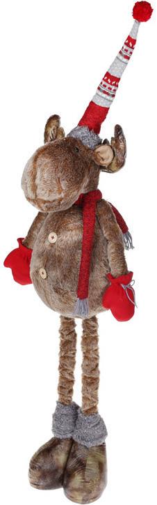 Игрушка мягкая Лось на телескопических ногах 66-123 см