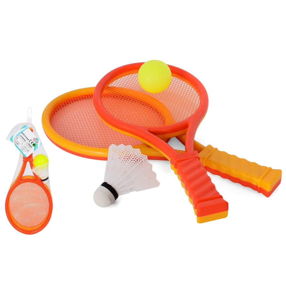 Ракетки дитячі MR 0662 2 шт. Помаранчево-жовтий (RI0002756) - фото 2 Ракетки дитячі MR 0662 2 шт. Помаранчево-жовтий (RI0002756) - фото 2