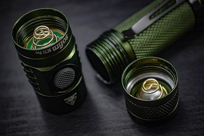Ліхтар Sofirn SC31 Pro авіаційний алюміній з акумулятором 3000 мАг 2000 Лм Type-C Green (2433096844) - фото 3 Ліхтар Sofirn SC31 Pro авіаційний алюміній з акумулятором 3000 мАг 2000 Лм Type-C Green (2433096844) - фото 3