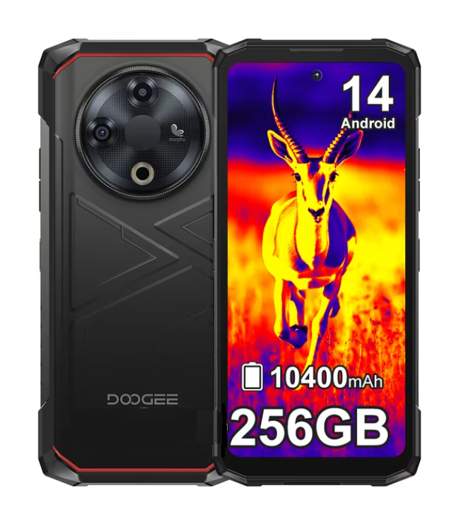 Смартфон Doogee Fire 6 6/256 Gb IP69K NFC тепловизор Black (23333604)