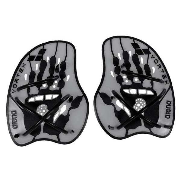 Лопатки для плавания Arena Vortex Evolution Hand Paddle р.M silver-black (95232-015)