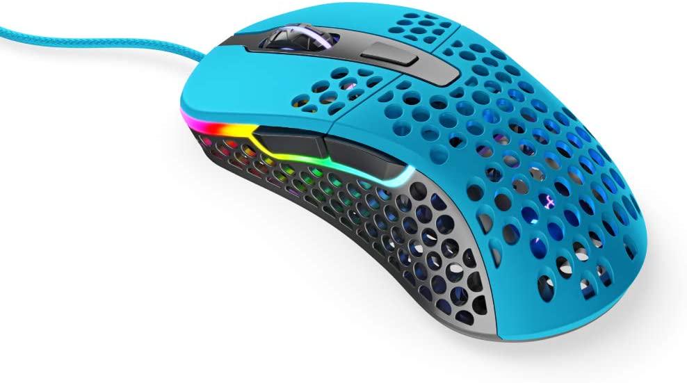 Мышка игровая проводная Xtrfy Cherry M4 с RGB Синий (XG-M4-RGB-Blue) - фото 1