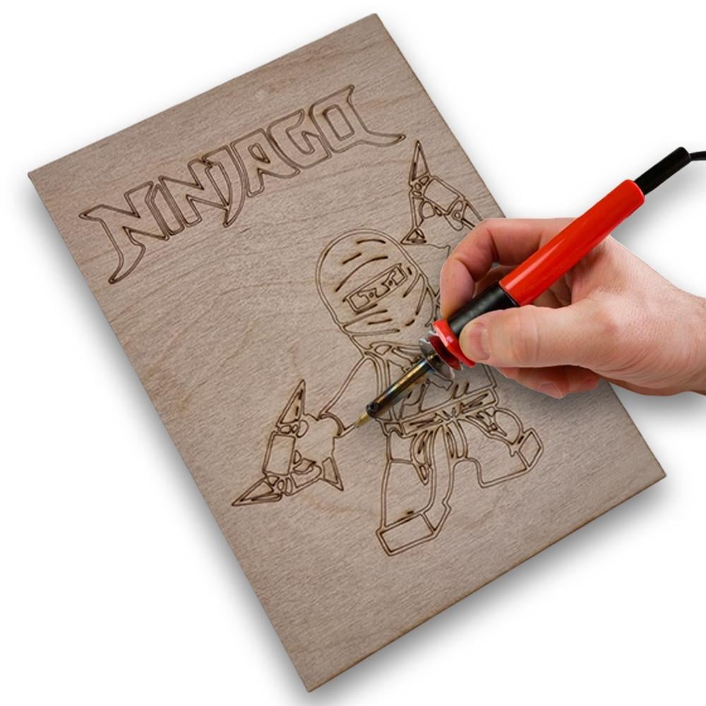 Набор для обжига №5 Ниндзяго А5 художественная тонировка с фанерой 4 мм (2381209231) - фото 2 Набор для обжига №5 Ниндзяго А5 художественная тонировка с фанерой 4 мм (2381209231) - фото 2