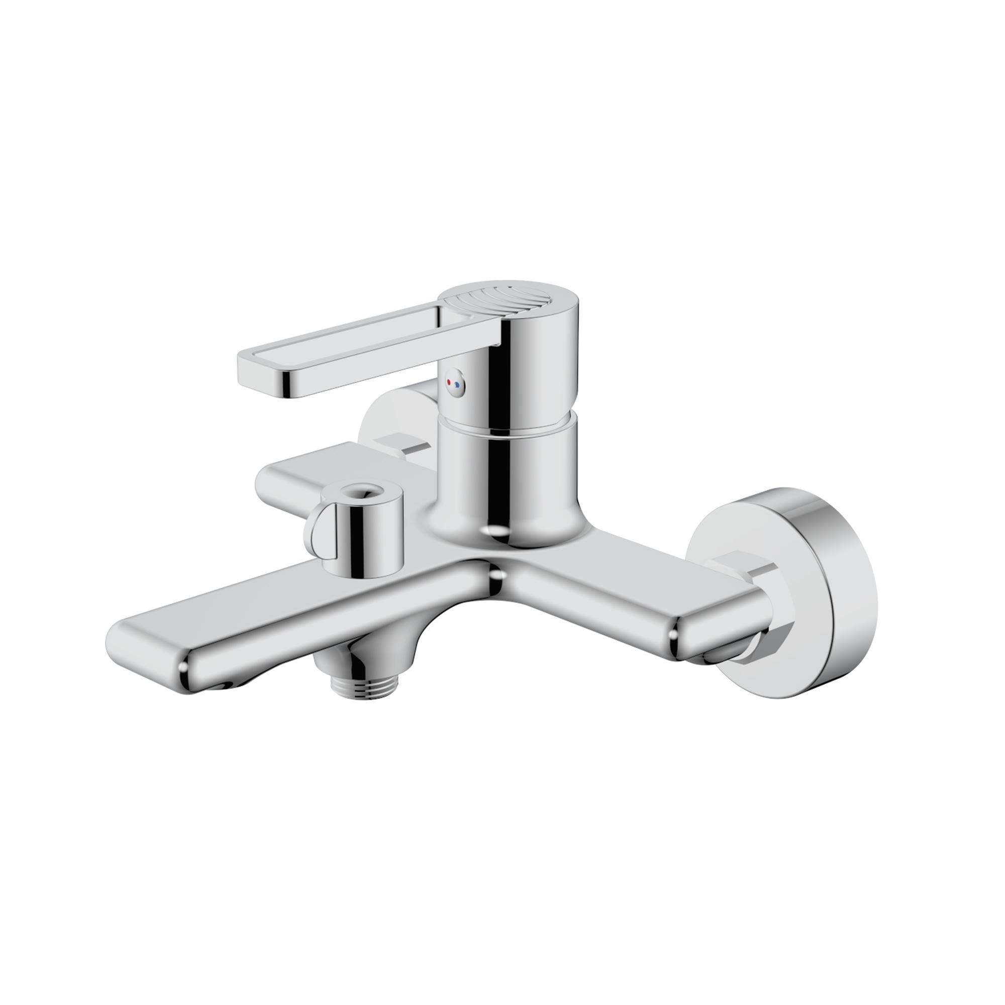 Смеситель для ванны Qtap Taurus c душевым гарнитуром Chrome (QTTAU259CRM45661)