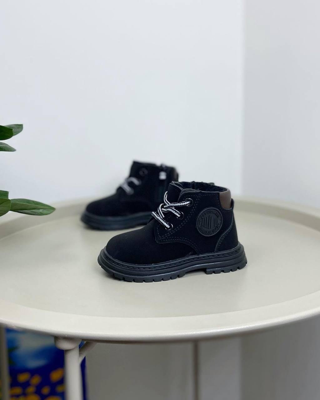 Ботинки детские осенние 1040 р. 19 Черный (22927614)