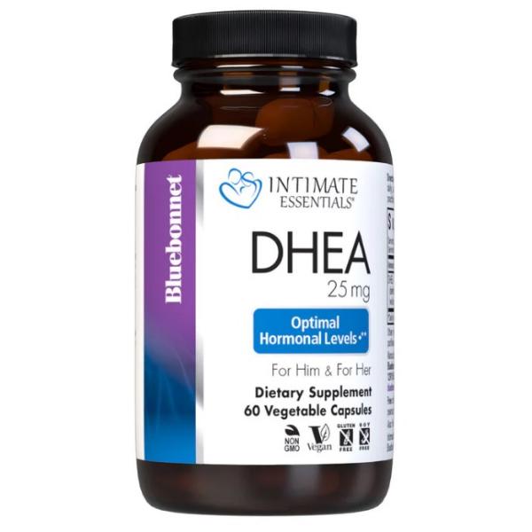 ДГЕА Bluebonnet Nutrition Intimates Essentials DHEA 25 мг 60 вег. капс. (000024843)
