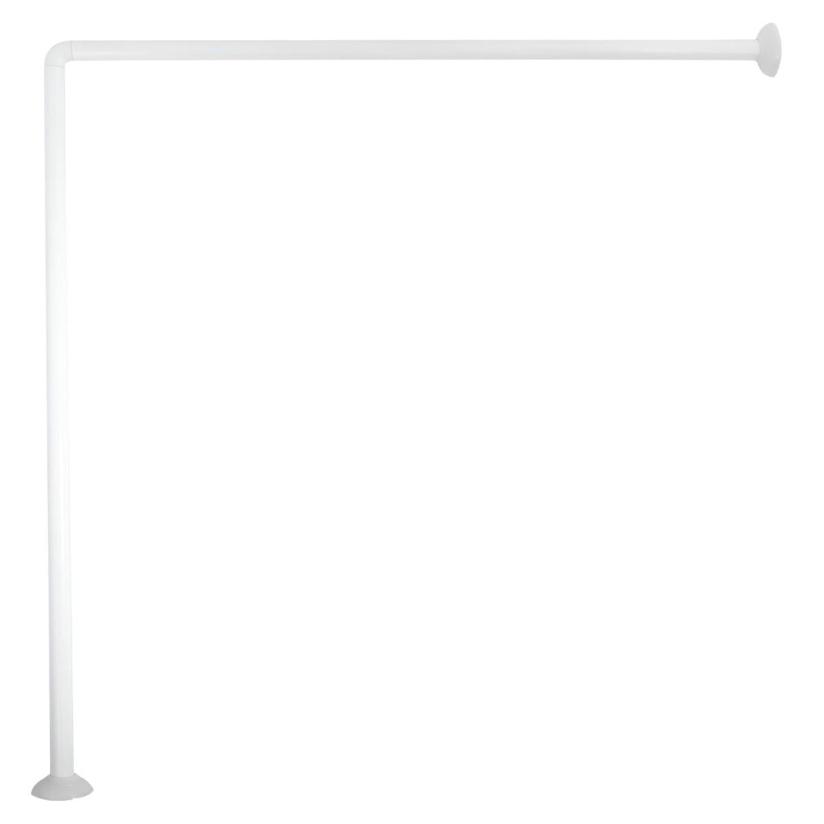 Карниз для ванной CORNER SHOWER CURTAIN ROD угловой 80х80 см Белый (R88800)