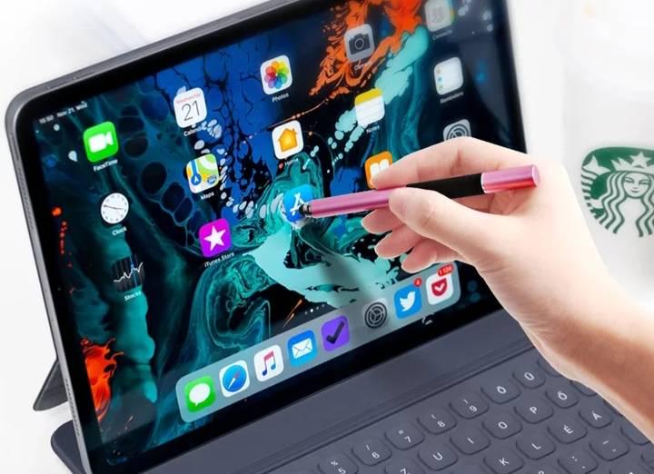 Стилус ємнісний двосторонній для малювання Рожевий (00521P) - фото 4 Стилус ємнісний двосторонній для малювання Рожевий (00521P) - фото 4