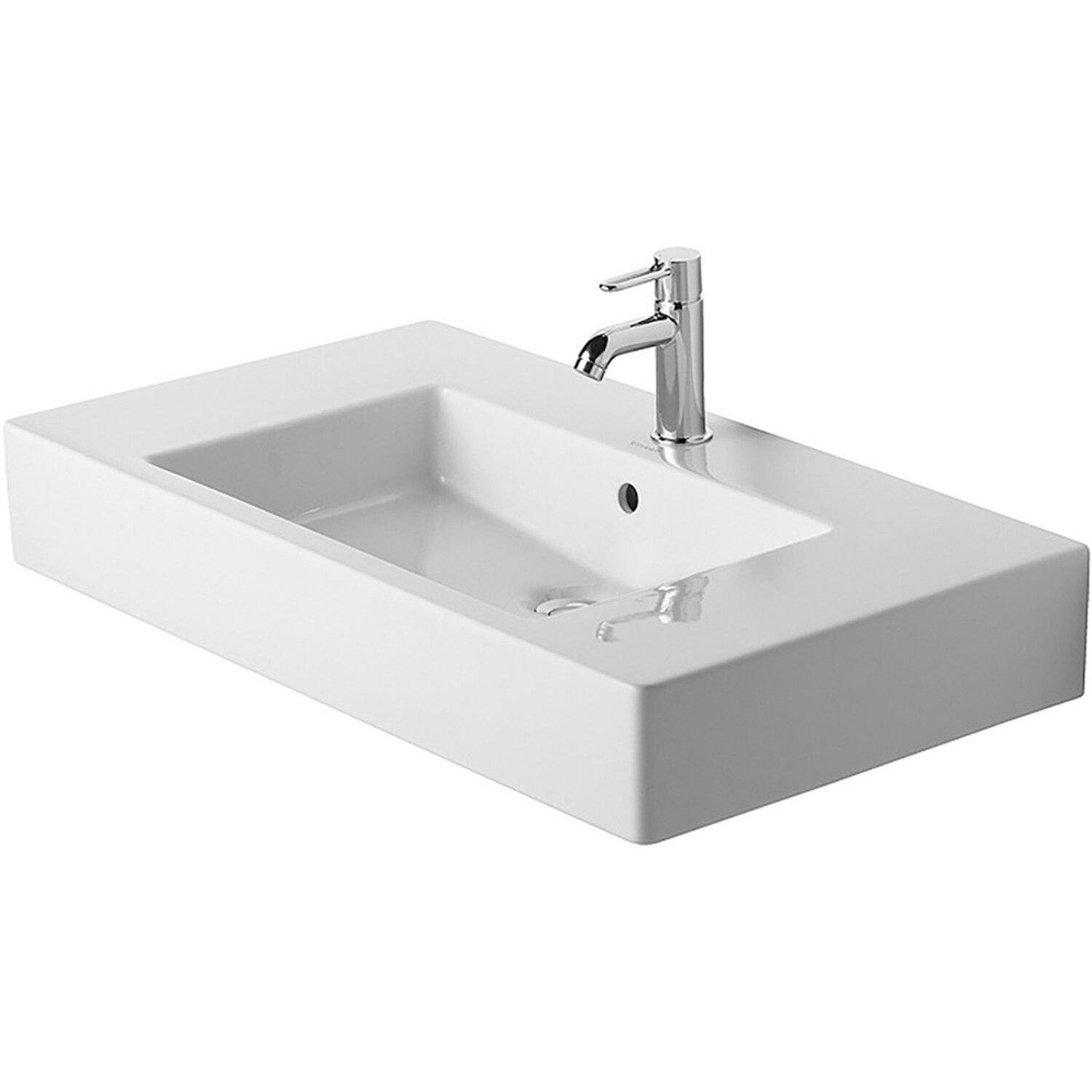 Умывальник подвесной DURAVIT Vero 0329850000 850x490x170 мм Белый (112970) Умывальник подвесной DURAVIT Vero 0329850000 850x490x170 мм Белый (112970)