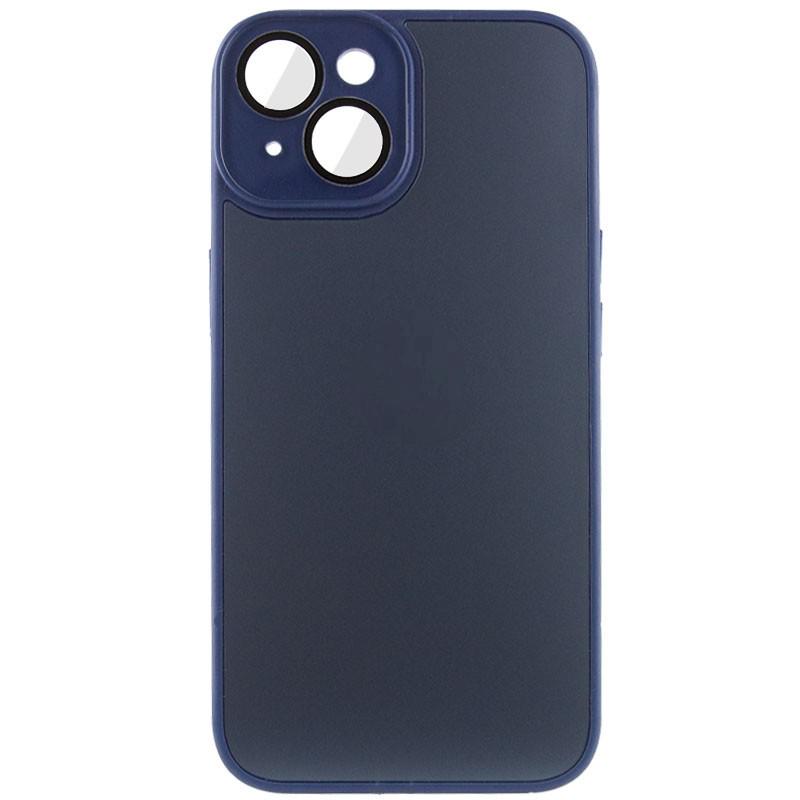 Протиударний Чохол TPU+Glass Sapphire Midnight для Apple iPhone 14 Plus (6.7") Синій / Deep navy