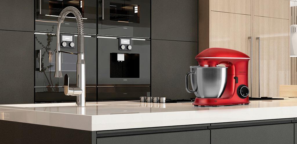 Тістоміс-міксер планетарний Zeegma Planeet Chef 2200 Вт Red (17927) - фото 7