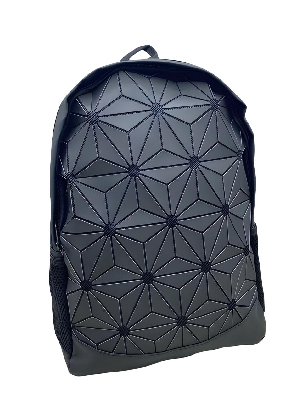 Рюкзак міський з матовим покриттям 43х30х14 см Чорний (7832) - фото 1